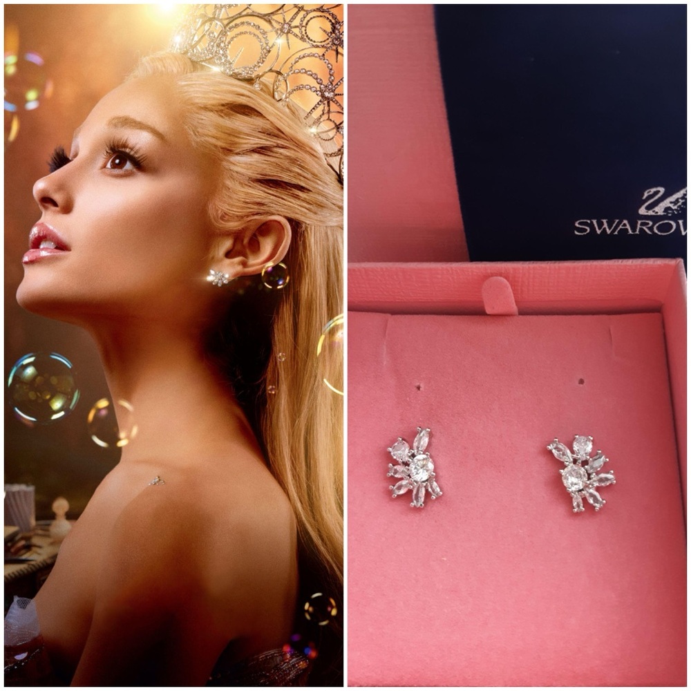 Swarovski Mesmera stud earrings as seen on Ariana Grande NWT - Picture 4 of 8
